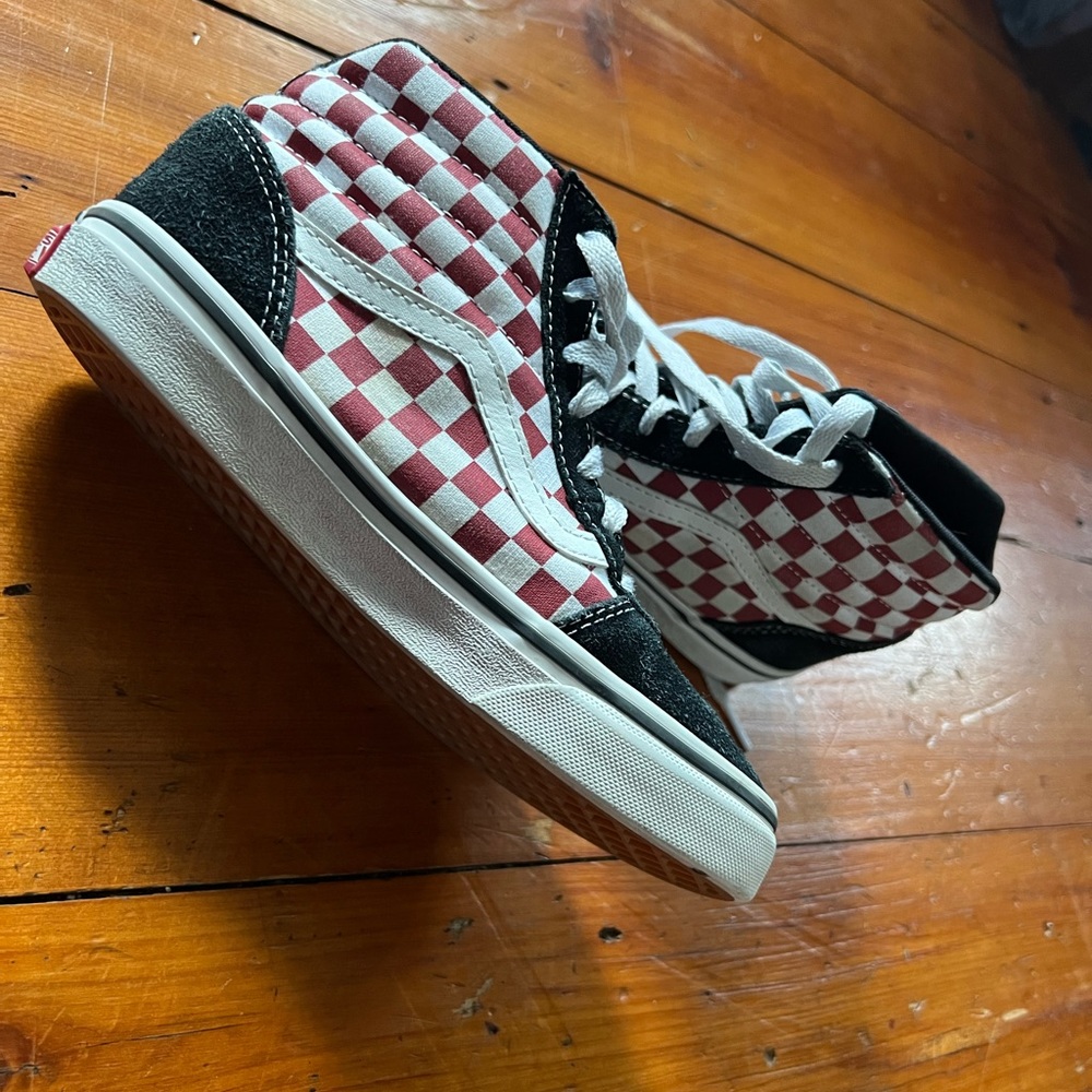 Ward Hi Checkered Vans | Youth: 3.0